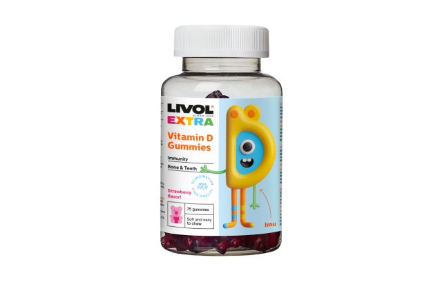 LIVOL EXTRA Vitaminas D guminukai